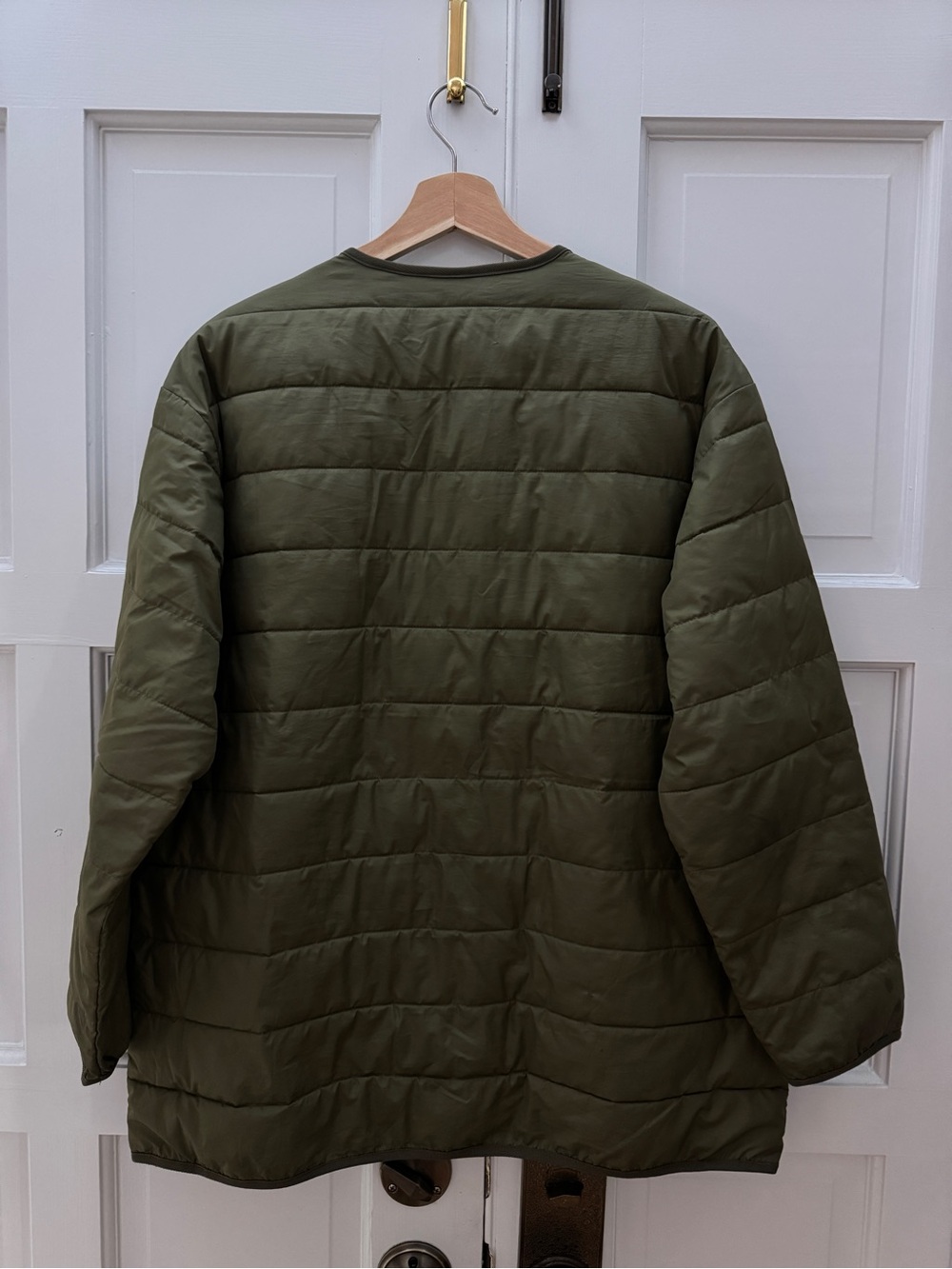 Everlane Olive Green Quilted Puffer Jacket size M - Picture 2 of 9